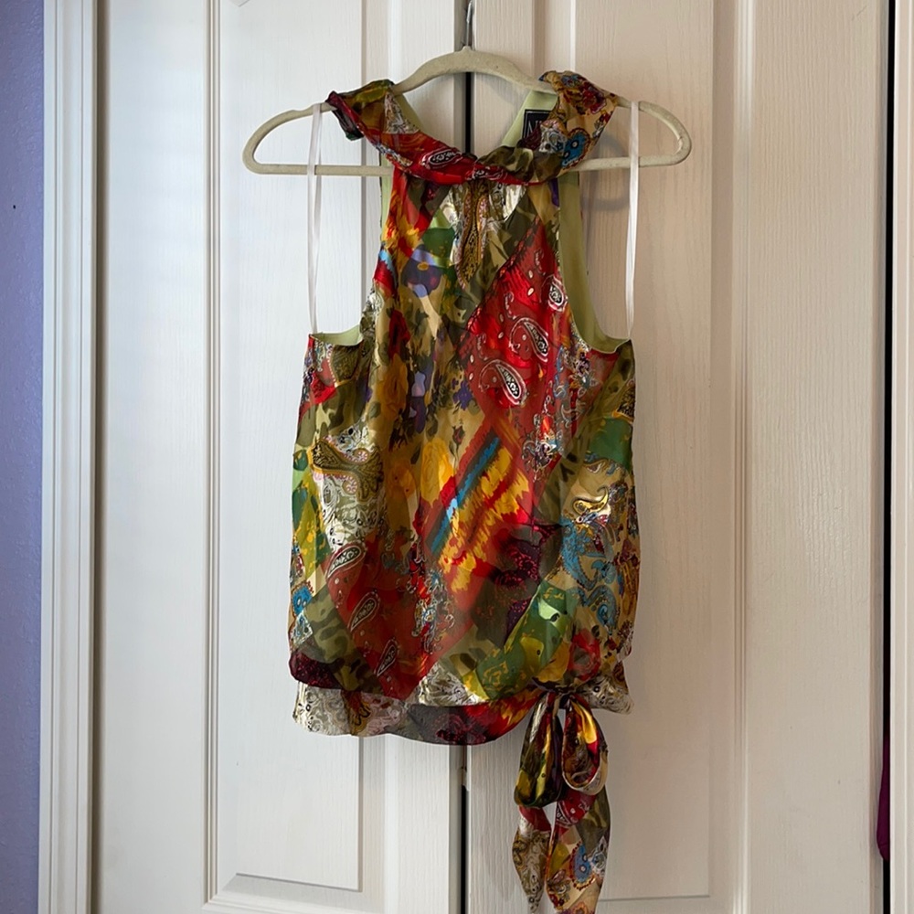 Multi color blouse.